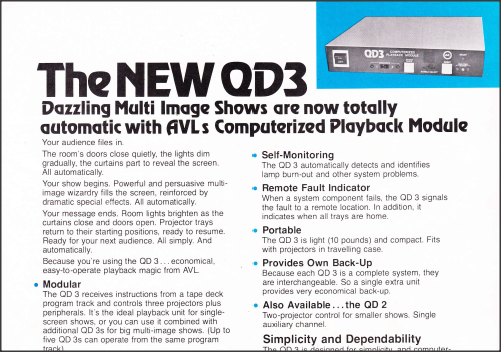 AVL QD3 brochure