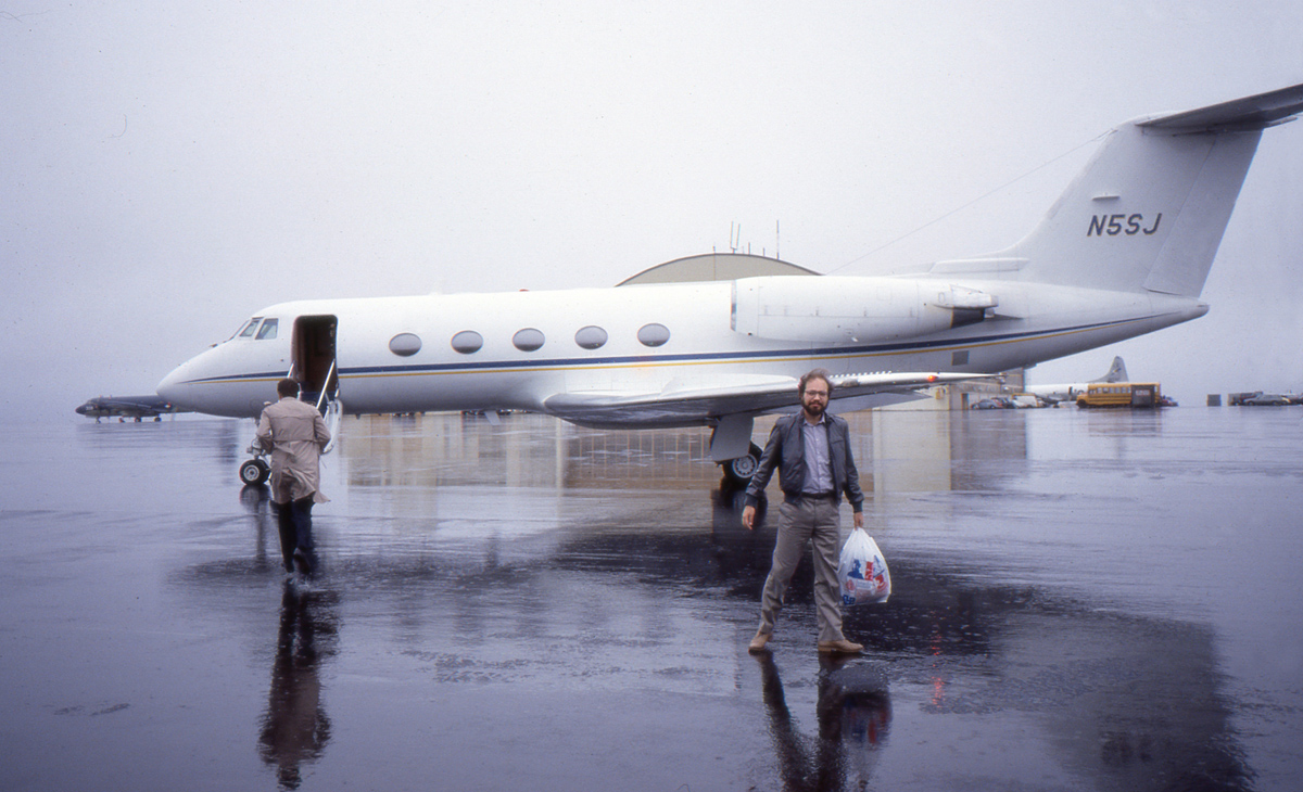 Steven Michelsen at
                Reykyavik airport
